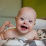 Baby with Down syndrome