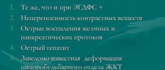 Противопоказания к проведению ЭРХПГ