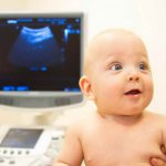 Ultrasound of the brain in a baby - features